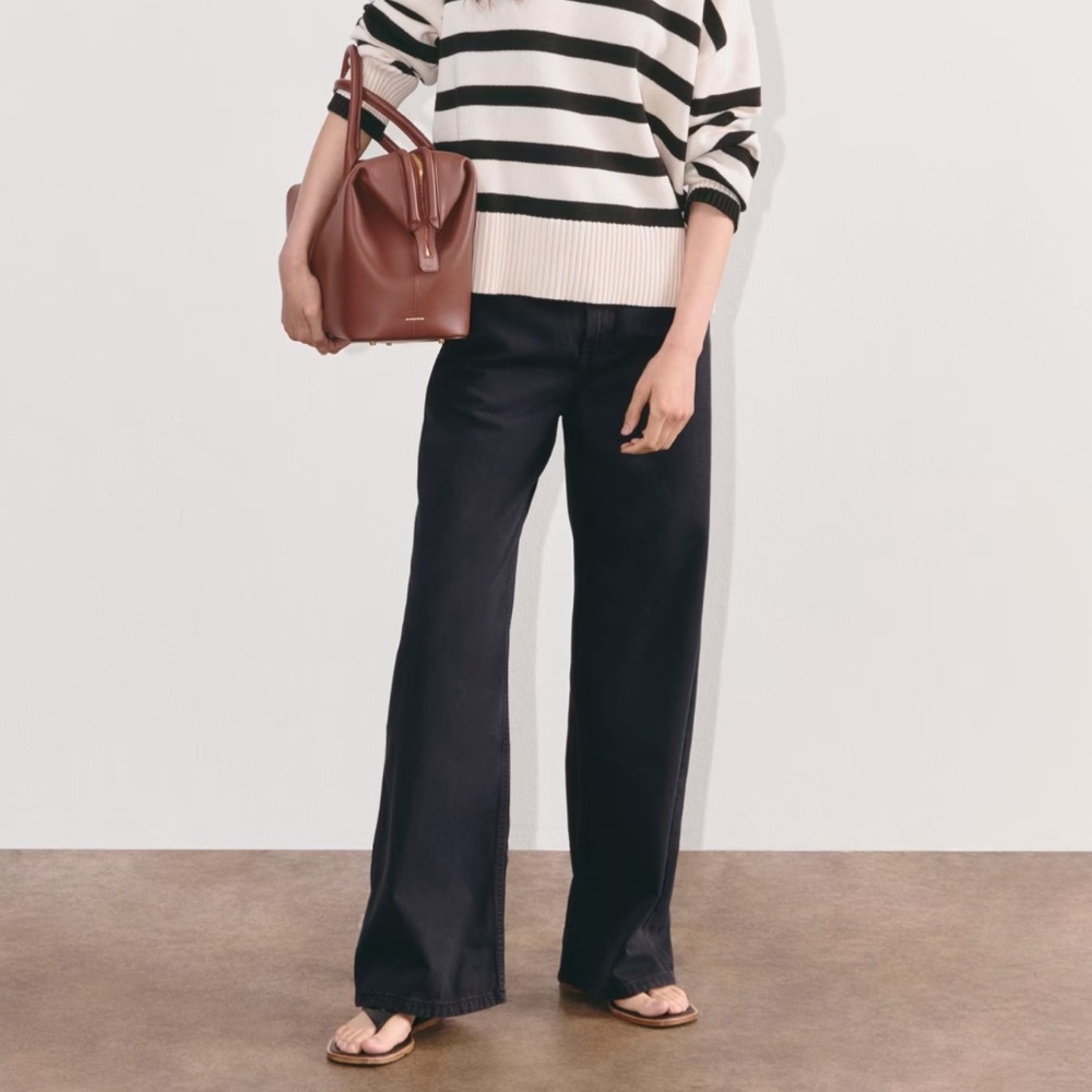 NWT Everlane OG Baggy Jean Black Size 28